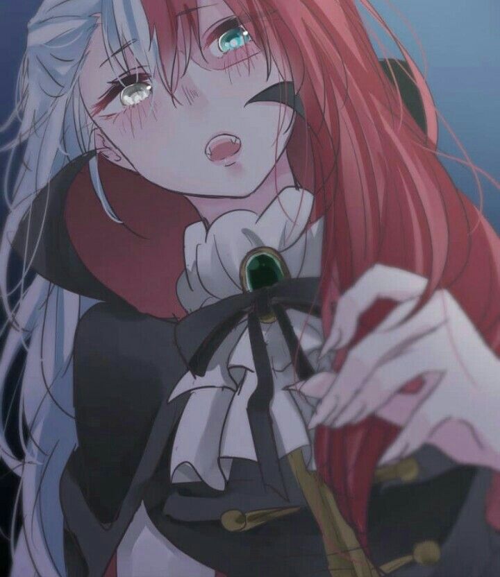 "Happy Halloween Everyone" 

She has decided to wear her regular vampire costume for this year since her new one is in the wash.