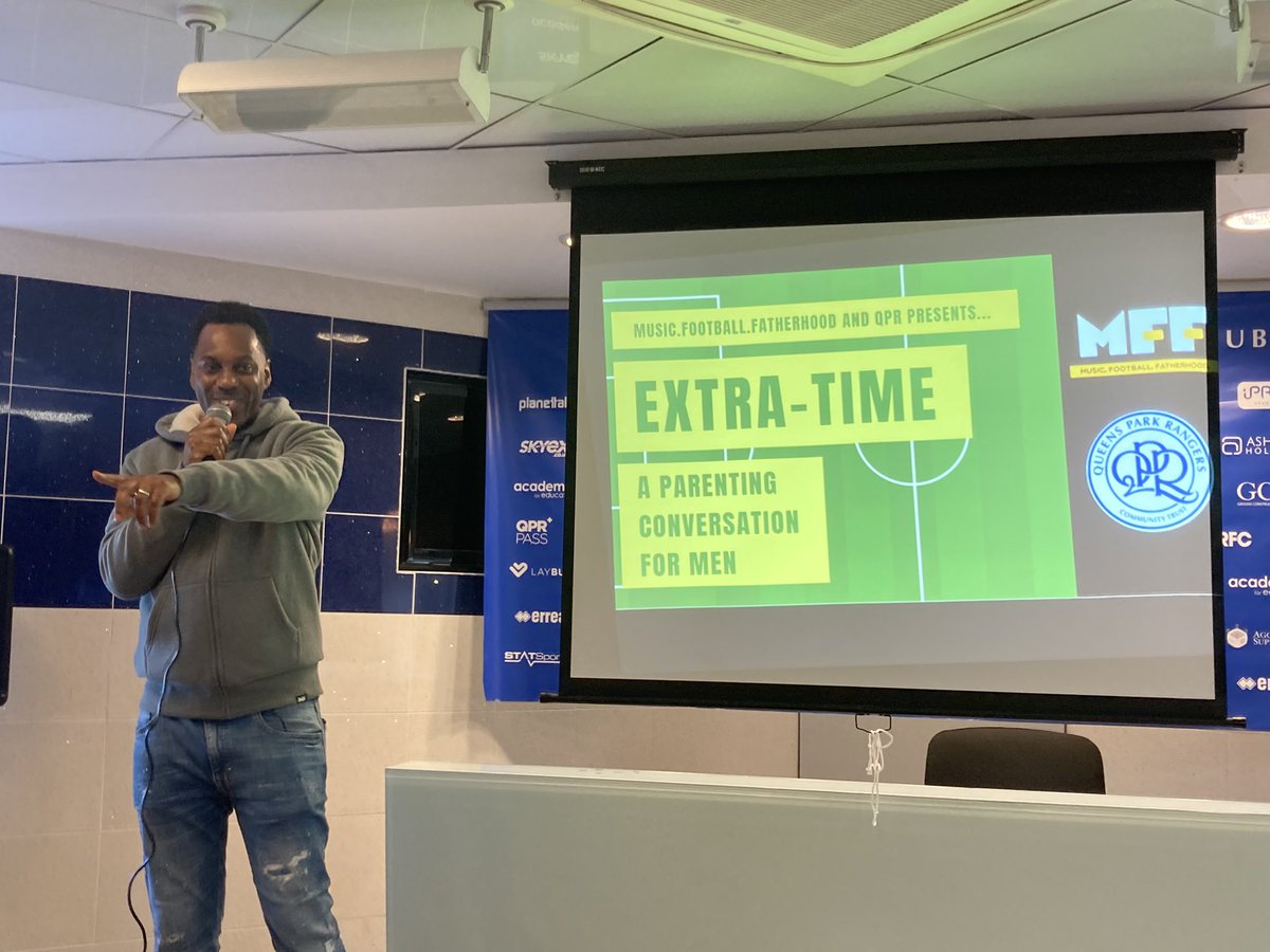 robye46's tweet photo. With THANKS to @iamElliottRae his wonderful team at @MFFonline_ and @QPR for bringing together an ordinary group of DADs to share the extra-ordinary journeys in โExtra Timeโ ๐๐พ๐๐พโค๏ธ๐๐พ #WeAreDads #COYDads https://t.co/dDe80mQ6wg