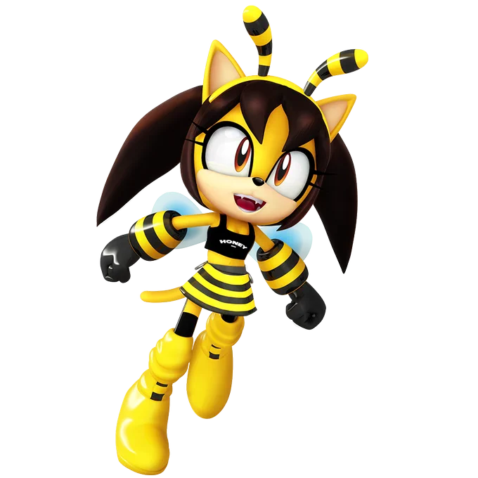 Less comon Sonic characters, Fang The Sniper, Tikal and Honey the cat, all Halloween'd up 