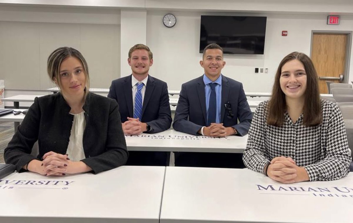 The professional selling team placed second in the national selling competition on October 22nd! Congrats to Alexis Patenuade, Ben Kompar, Caleb Meyer, Sarah Spangler, and coach Professor Rumreich! #ByrumBuilt #NationalCompetition #WellBeBack