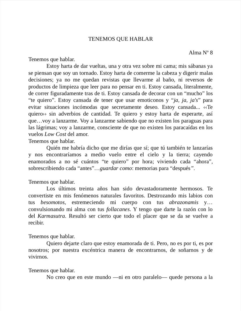 Dr_Chiringa's tweet photo. "Tenemos que hablar" 
@CesarBrandonCFO "Almas" https://t.co/q9fS6gADqG