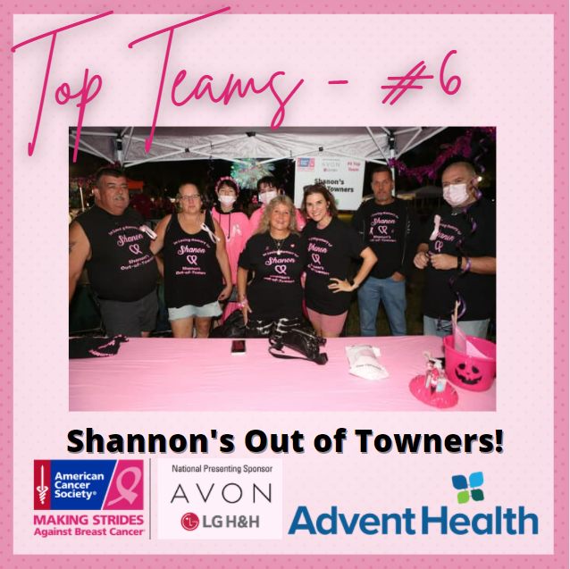 In a loving tribute to our dear friend Shannon Faust who lost her battle with cancer this year, Shannon's Out of Towners exceeded their expectations, and Shannon is surely smiling down on all of them today!

#OrlandoStrides #AttackingCancer