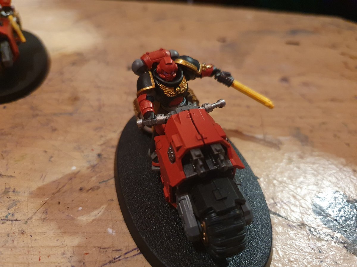 OmegaXaiden27's tweet photo. I keep forgetting the post here! So some space marine bikers and more will be posted.
#warhammer https://t.co/TmlWQ1aQX0