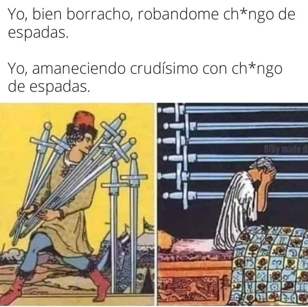 DanielSalinas00's tweet photo. Los memes de tarot son un género que definitivamente no ha sido explotado lo suficiente. https://t.co/kT6m9rII7N