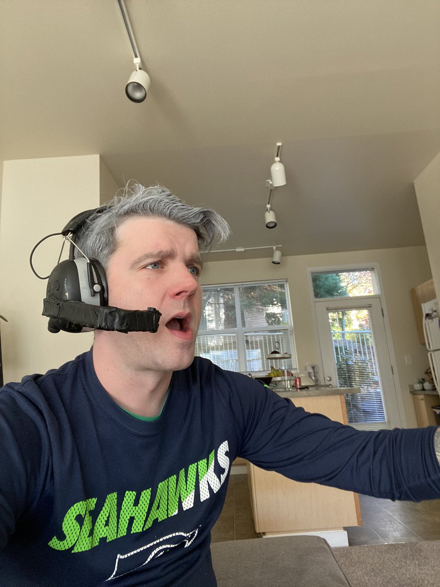 I may have to wear this weekly now with this win!!! #GoHawks