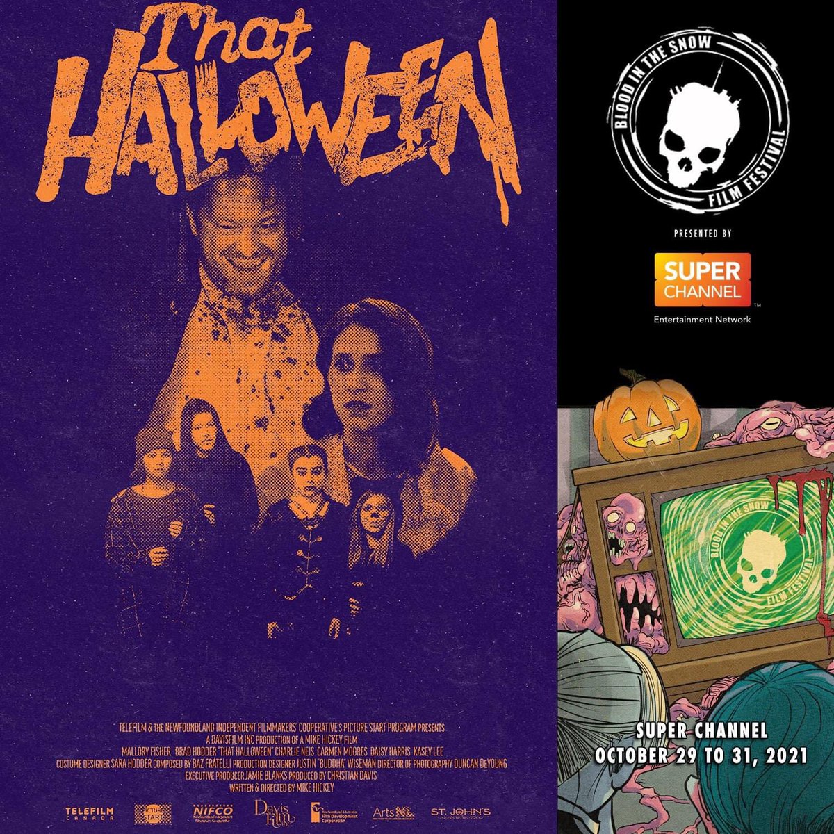 thathalloween's tweet photo. Tonight at 10:30NST! (9:00EST)

Check us out on @SuperChannel for @BITSFILMFEST! https://t.co/TmgmTBtjuD