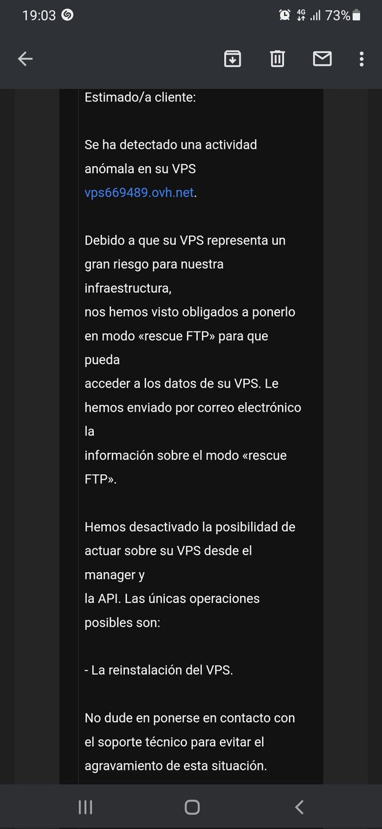juavillo's tweet photo. 2 days trying to contact @ovh_support_fr and @ovh_support_es and no response. FTP access is faulty and has not needed rights. You want to be the European Cloud? @olesovhcom Review them because to be a leader you need to think and belive as your customers. Not only your own ass. https://t.co/kelSO6FRPF