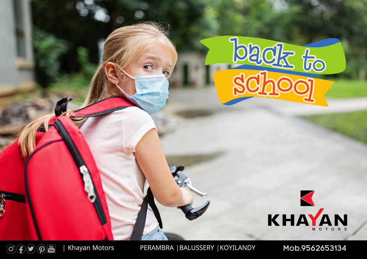 KhayanMotors's tweet photo. നീണ്ട ഇടവേളക്ക് ശേഷം വീണ്ടും സ്കൂളിലേക്ക് പോകുന്ന എല്ലാ പ്രിയ കൂട്ടുകാർക്കും  ആശംസകൾ..

#backtoshool #schoollife #studentlife 
#Perambra #Balussery #Koyilandy
#KhayanMotors 
#TriggeringYouBehindTheGun https://t.co/wdmuIf0uja