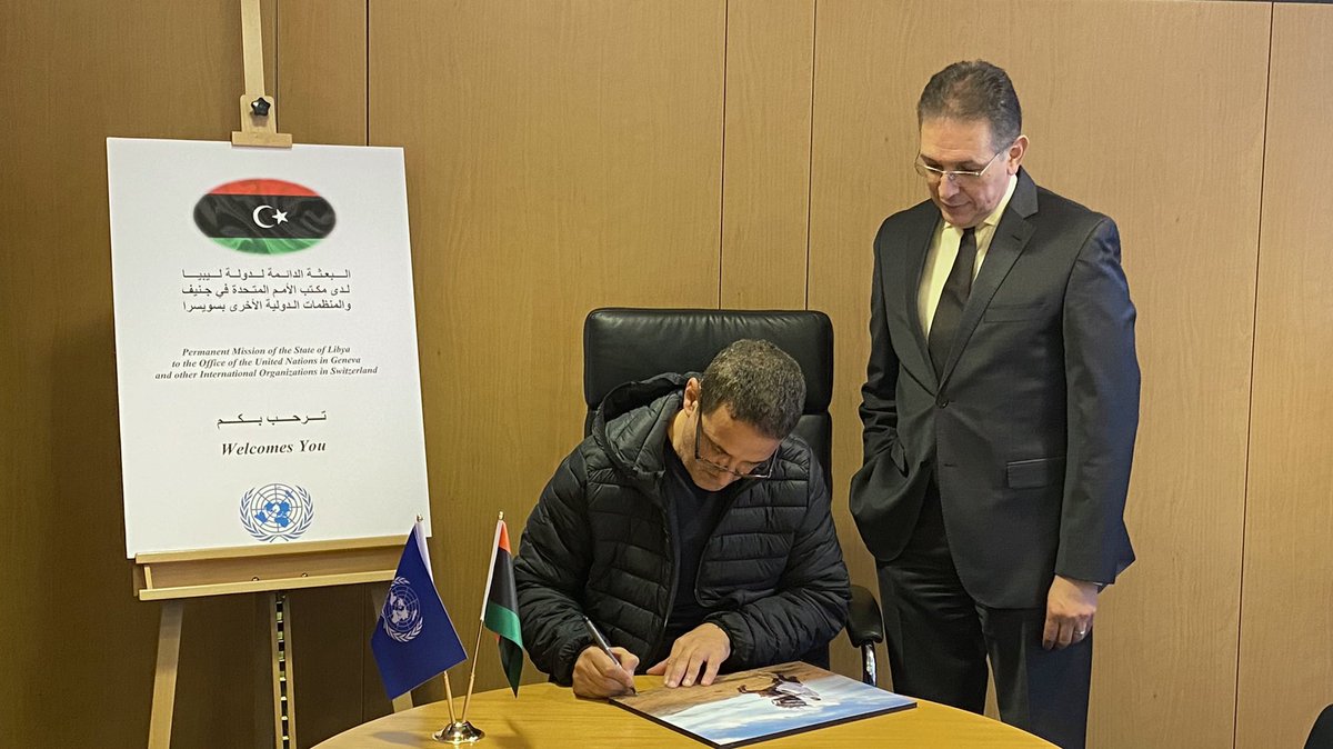 اود ان  اوجه تحية للدكتور تميم بعيو السفير والمندوب الدائم لدولة ليبيا لدى مكتب الامم المتحدة في جنيف على تفضله بهذه  الدعوة للمشاركة في البازار الخيري المقام في مقر الأمم المتحدة شاكرا له سعة صدره وحسن ضيافته والشكر موصول ايضا لكل من ساهم في انجاح المشاركة الليبية …