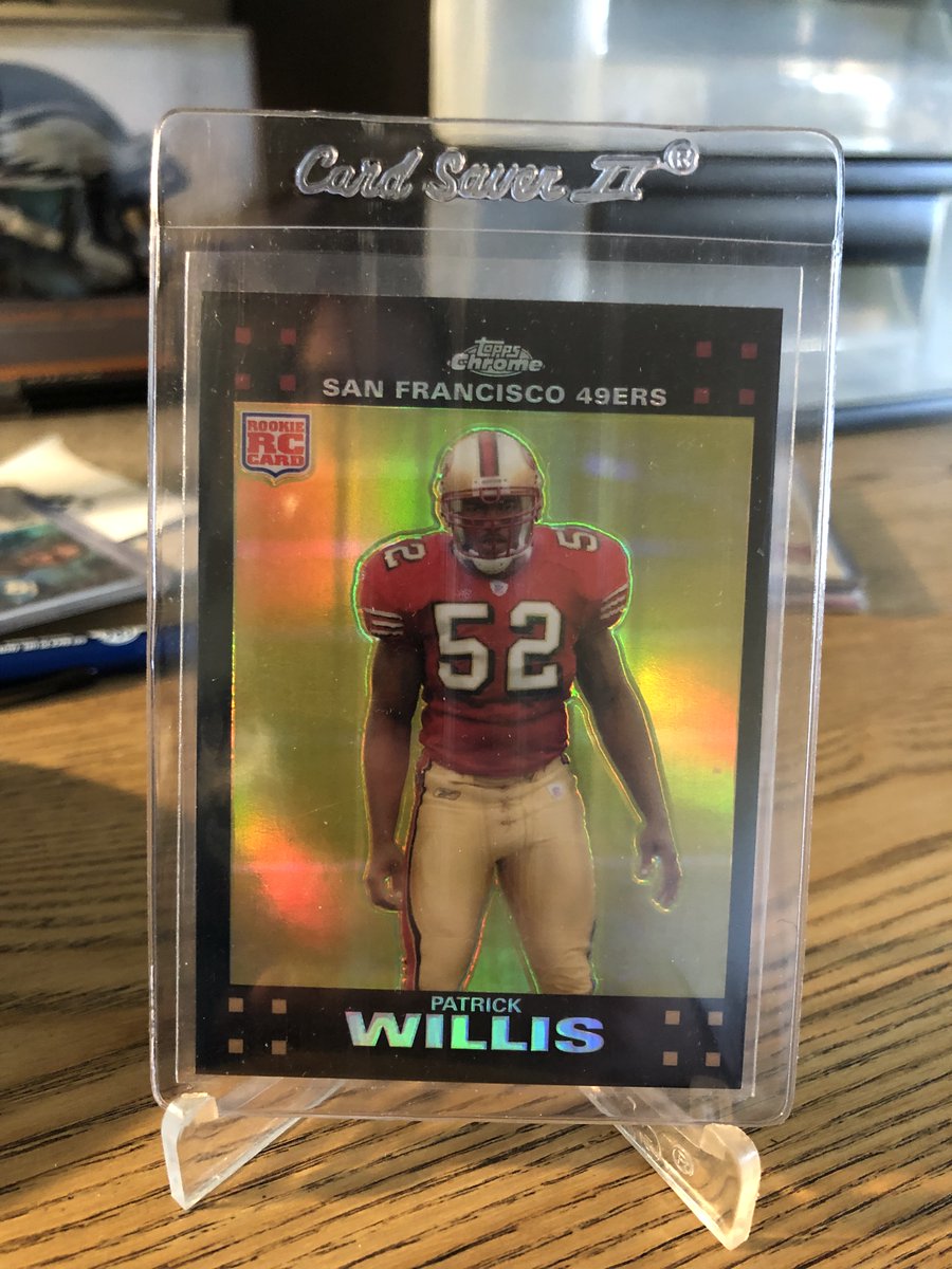 nobodysports215's tweet photo. 2007 Topps Chrome Refractor #240 Patrick Willis Rookie 49ers - $25
Impromptu #nobodysportsstack sale.............
@CardPurchaser @Hobby_Connect
@HobbyConnector @sports_sell https://t.co/KIe8OOi3XA