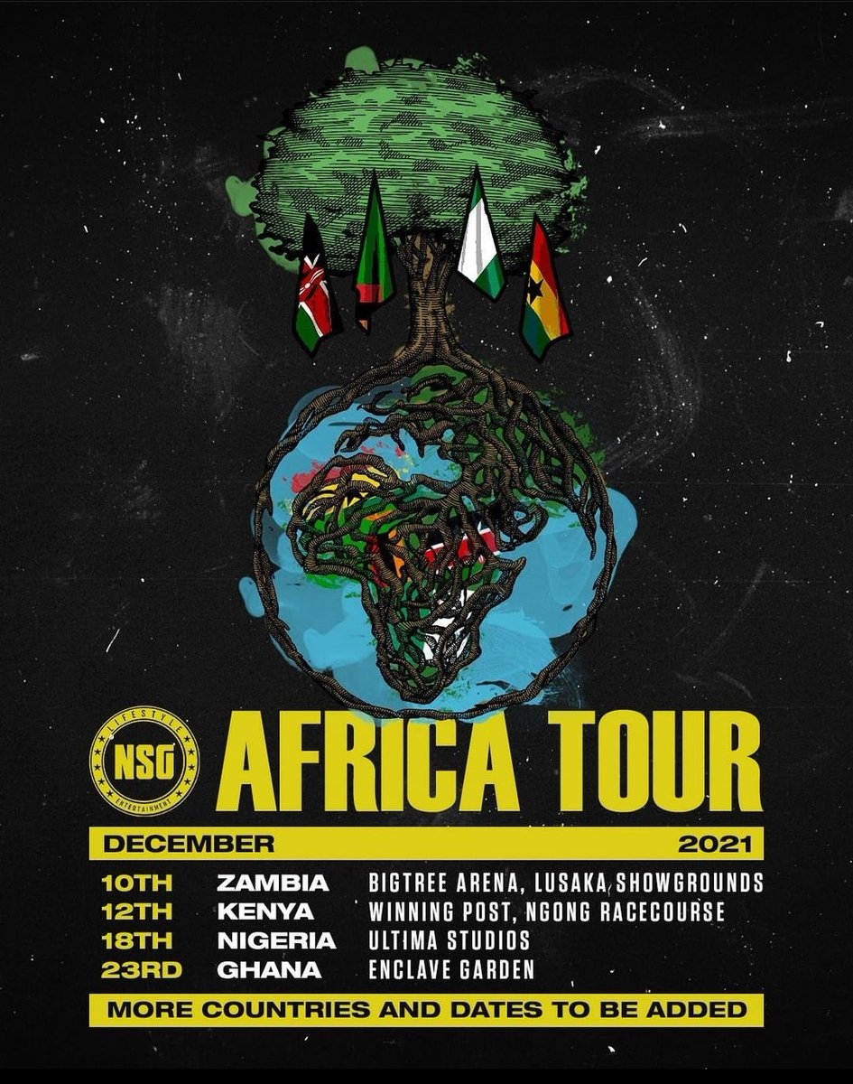 Attention all Petites, Lupitas and Winslets! Don't miss out on the eagerly anticipated NSG #African #tour, coming your way in December. 

NP Petite on ALL ABROAD AFRICA w Mark DeForce 📻

If you don't see your country in the pic, tag ur flag and let the lads know!