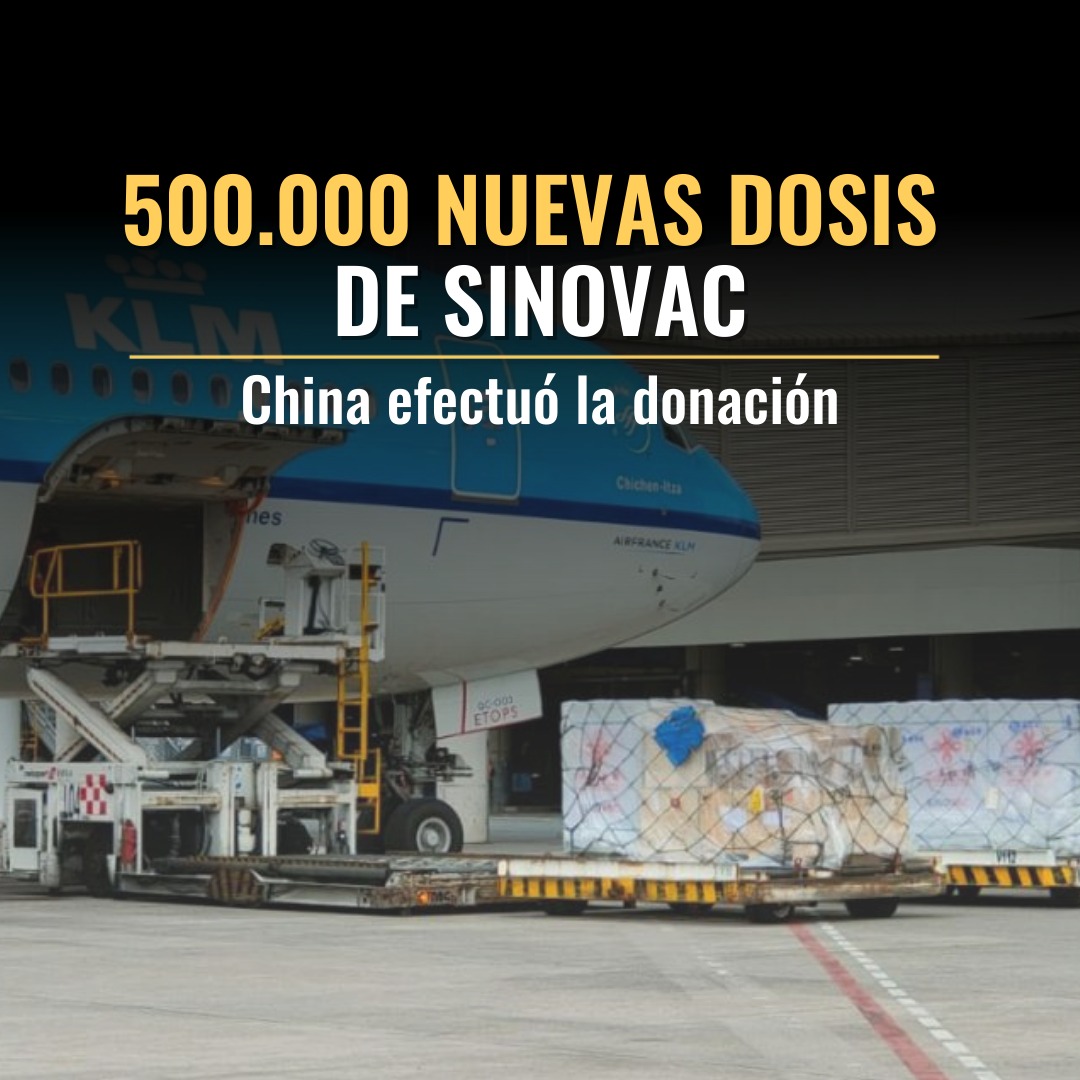 lahoraecuador's tweet photo. China dona 500.000 nuevas dosis de vacunas Sinovac
👉https://t.co/cSe2EUBX2e https://t.co/8MEovXU0Z1