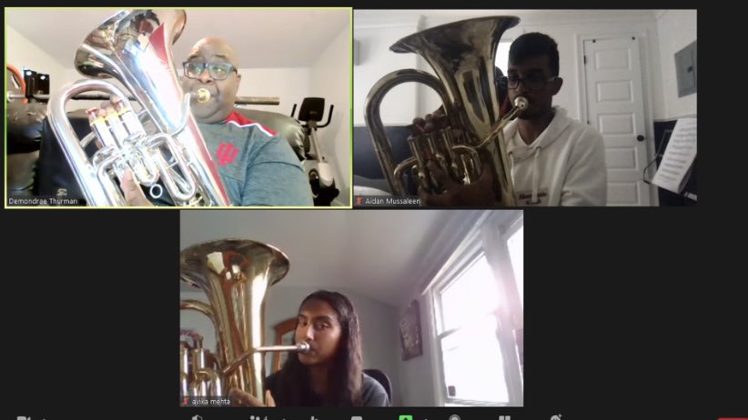 10-12 grade music students worked with clinicians from California, Arizona, Texas, Wisconsin, Indiana, South Carolina, NJ &amp; NY. Thank you to all participants!