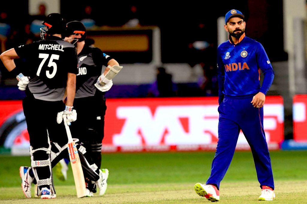 New Zealand defeated India by 8 wickets in a one-sided contest