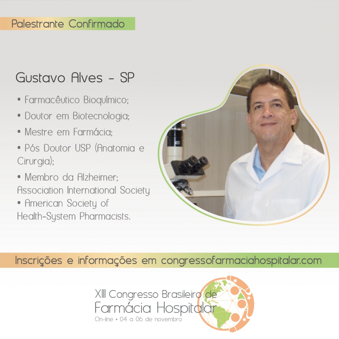 Palestrante confirmado!

Assista a esta participação no XIII Congresso fazendo sua inscrição em congressofarmaciahospitalar.com