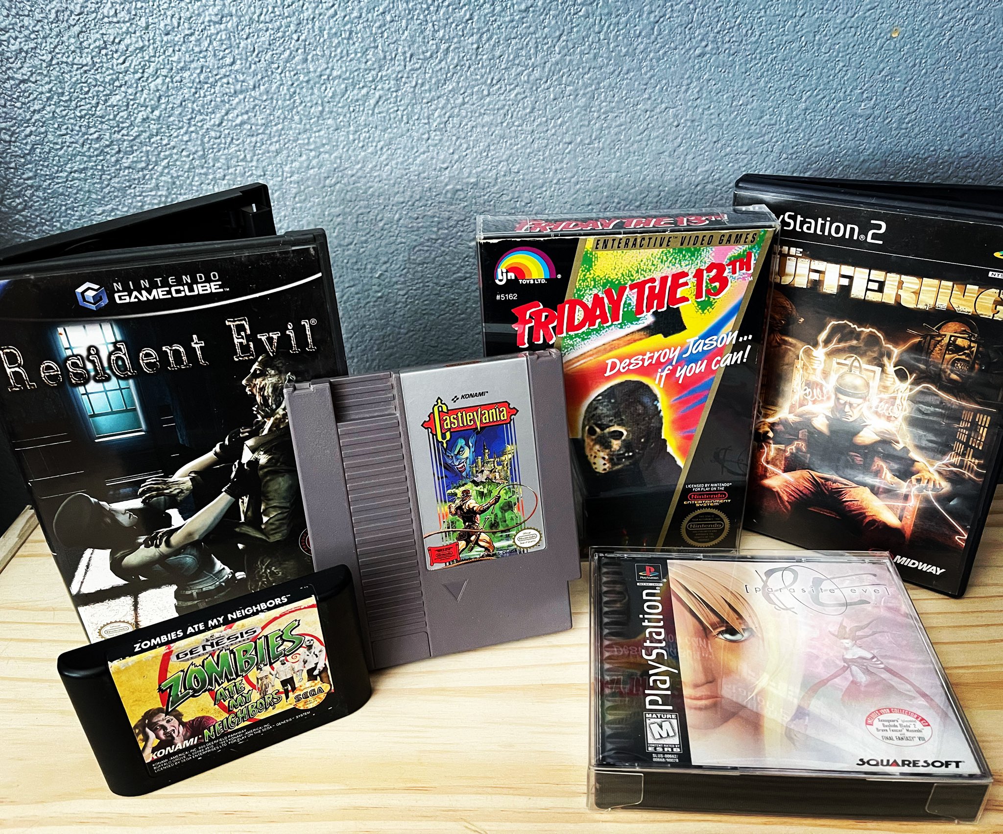 Lex Marston on Twitter: "Happy Halloween! Here are some of my favorite  horror-themed games from my collection. “See anything ya like?” #halloween  #gamecollecting #horrorgames #retrogaming #retrogames #gamecube #nes #ps1  #playstation #nintendo ...