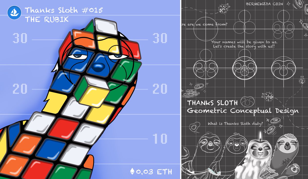 💚🧡💜THANKS SLOTH NEW DROP🧡💜💚
I'm creating cartoon characters with a big story presents by ID photo 🦥💕“Your name will be given to the Thanks Sloth you own” #NFT #nftcollector 
Click 👉🏻 opensea.io/collection/tha… 
💥0.01-0.22 ETH💥