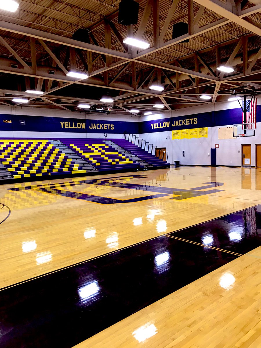 Floor mopped and ready to go for first week of year 5. Got a great bunch of young men hungry for success. Ready to get after it tomorrow!! #TCBball #GrindSzn