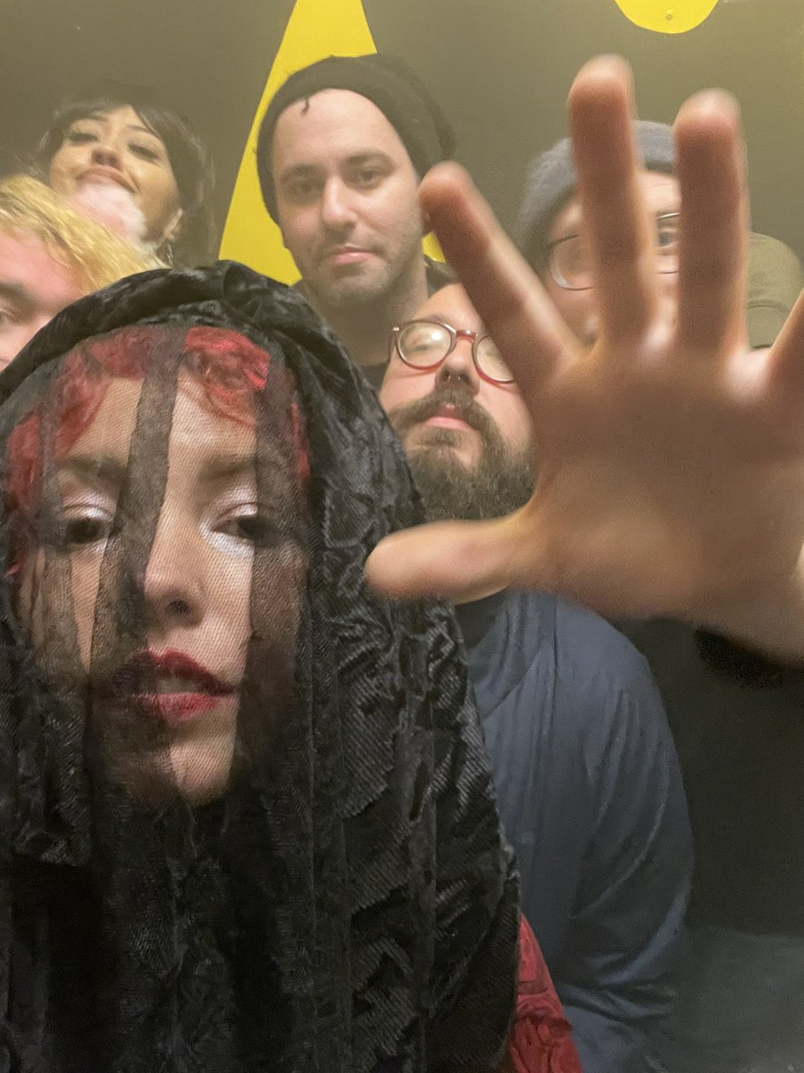 HamtramckEmo's tweet photo. Happy Halloween from the Real Emo Night Hamtramck crew and friends. We had a dope time at UFO Factory hanging out with our friends from Something Cold. #somethingcold #ufofactory #ufofactorybathroomselfie https://t.co/ZZBwJSM36X