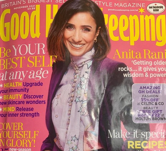 SarahBHayward's tweet photo. Wonderful to read this interview with  @itsanitarani this weekend. 

She spoke to @goodhousemag about her role as UNHCR Goodwill Ambassador and how important migration is as a part of her family history. https://t.co/74htA89zhI