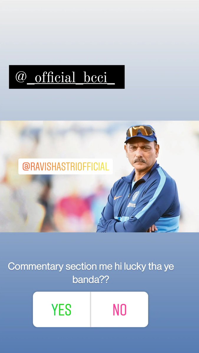 He was lucky for india there <a href="/RaviShastriOfc/">Ravi Shastri</a>