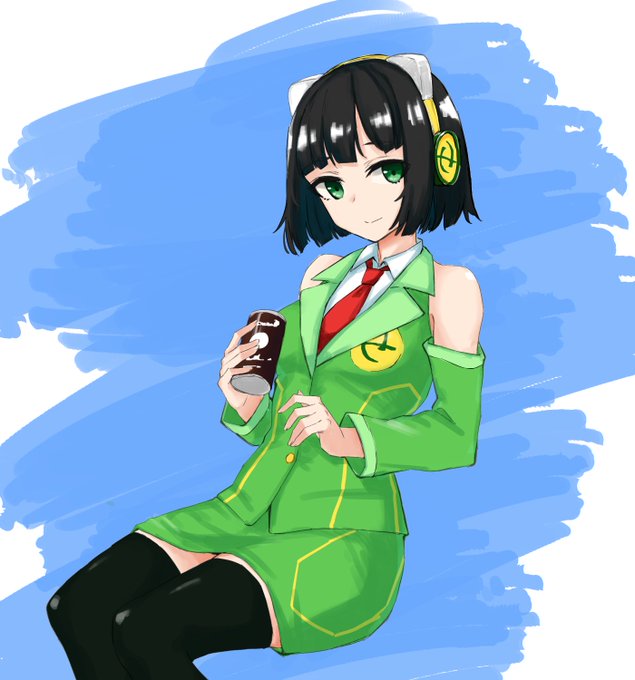 「缶コーヒーでも飲みながら休憩中、みたいな精華町の広報のお姉さん」
というお題をもらったのですが
休憩してる感が出なかったので
「缶コーヒーっぽいのを手に持つ精華町の広報のお姉さん」になってしまいました 