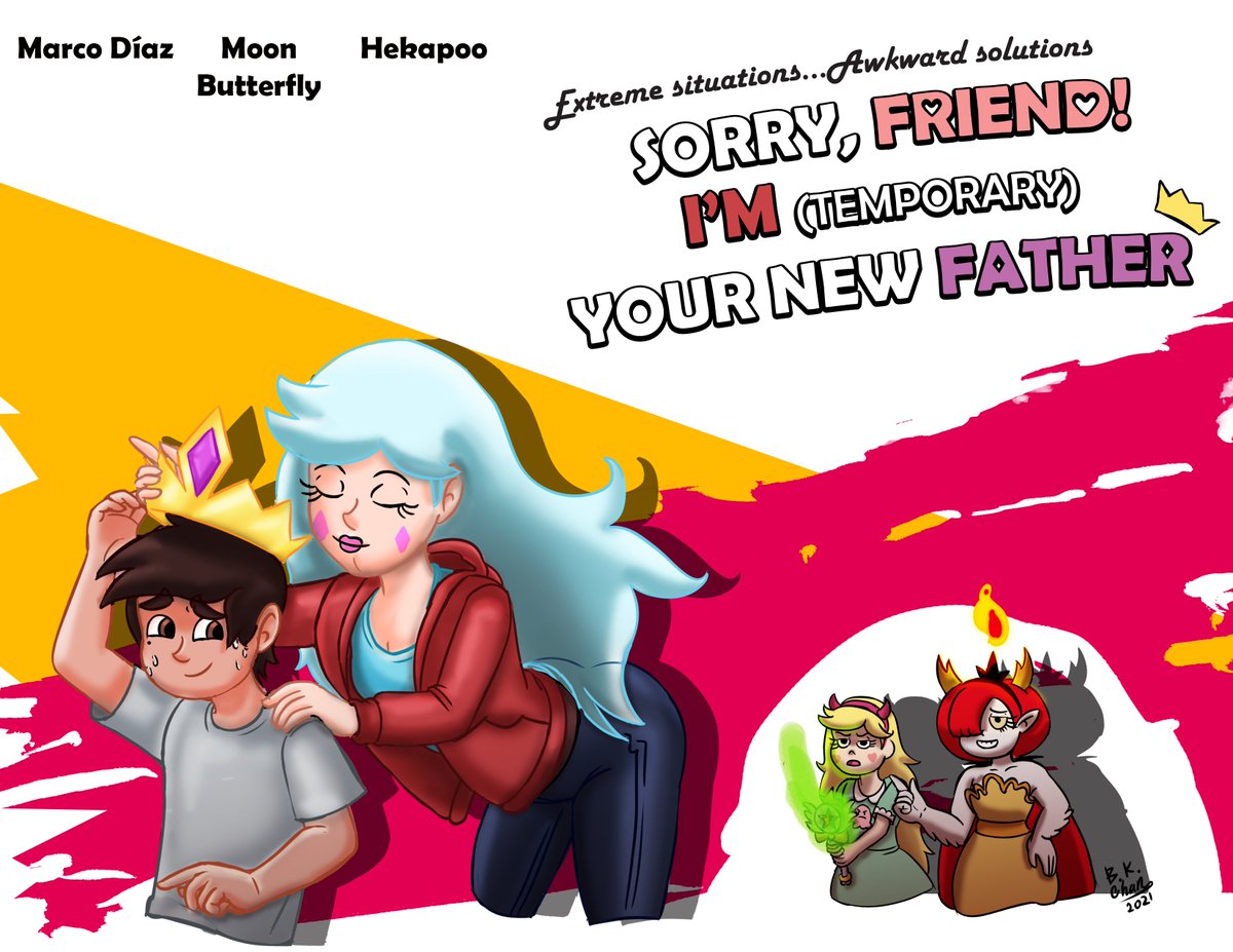 bkchan2's tweet photo. ¡Nueva ilustración!
¡Muchas gracias a @Syncronis por solicitar esta comisión!
(Y es que gracias a ella, próximamente tendremos una mini-serie Moonco.)
#svtfoe #fanart #Marco #Moon #Moonco ? #Star #Hekapoo https://t.co/XFD9QMN3d8
