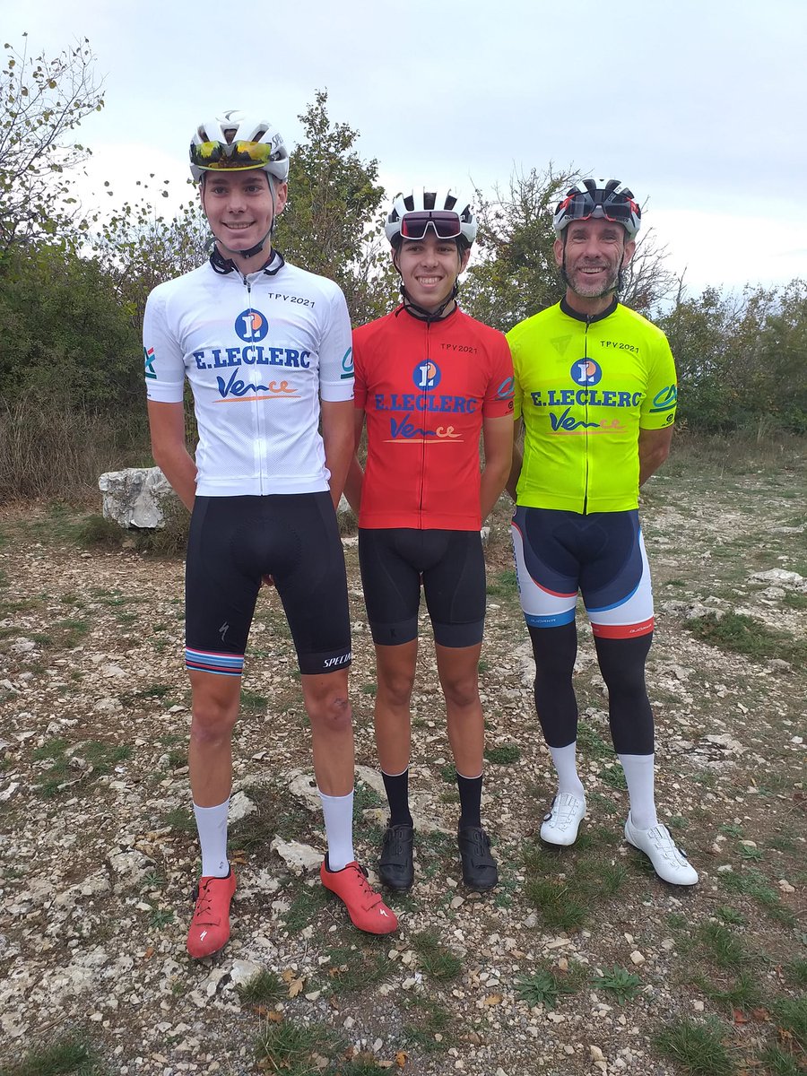 OCCAntibes's tweet photo. 2 et 3/10/2021 - FSGT - 1er Tour du Pays Vençois.
 Jerome LEMOINE - Arthur GUINEFOLEAU - Gabin FAVARD - Sébastien GONZALES 
sur les podiums
CR sur blog OCCA : https://t.co/4LdszqZ3RG https://t.co/r6UxDCqzq2