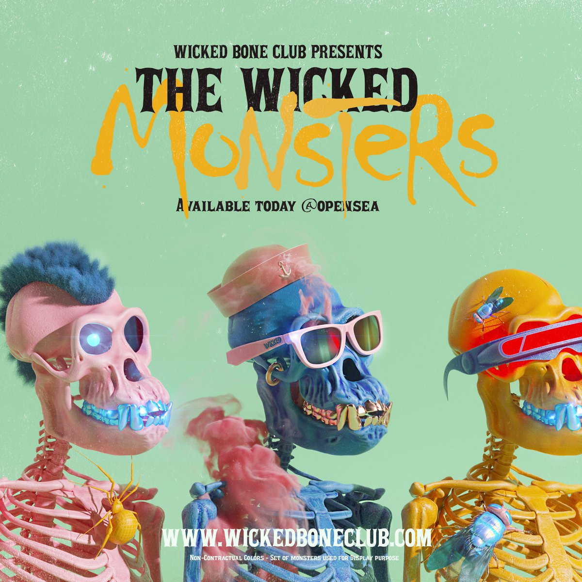 WickedBoneClub's tweet image. The Wicked Monsters Pre-Sale is now LIVE! 💀 Head to our website to mint yours now!

WickedBoneClub.com
opensea.io/collection/wic…