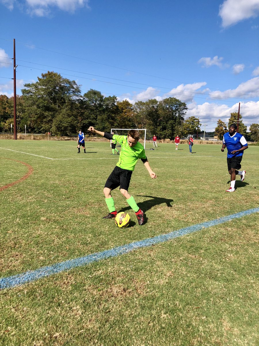 SpOlympicsMD's tweet photo. Over 150 Special Olympics Maryland athletes #ReturnedToPlay for the 2021 Soccer State Championship at @Crown_Sports! We were so grateful for the beautiful weather and inspired by all of the teamwork from the athletes! Congratulations to all of our athletes who competed today. https://t.co/2OCwQ4uaIy