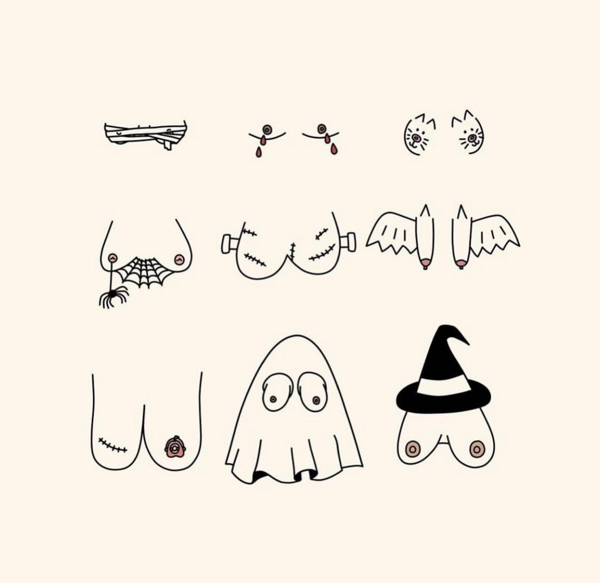 keepabreast's tweet photo. Halloween is spooky but self-checks most definitely aren't!💖 No matter the shape or size of your bobbies it's important to do a monthly self-check. ✨ Download the FREE Keep A Breast app for an easy step-by-step guide 😌 Link in our bio #CHECKYOURSELFIE 🙌🏼💖
🎨: @joce_cova https://t.co/WHolNoJy74