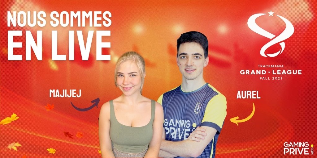 gamingprivecom's tweet photo. Le step 3 de la #TMGL Fall c'est maintenant ! 🏎
Venez soutenir notre joueur @GP_Aurel sur le stream de
@majijej ! 🔥
On vous attends nombreux : https://t.co/VlR750SliS
#TMGL #Trackmania #gamingprive https://t.co/A8RVIcDZvB