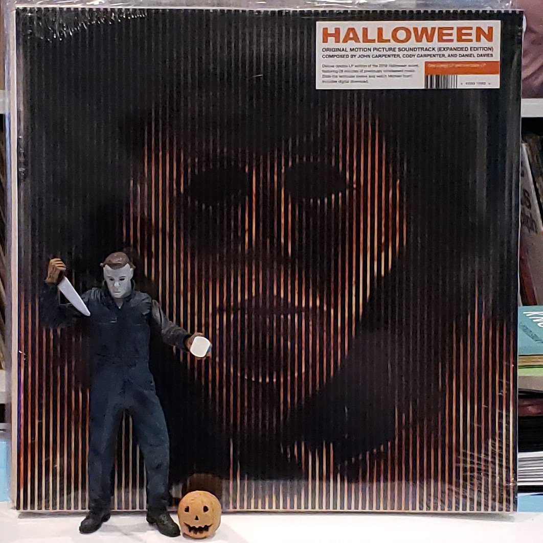 spincoffeevinyl's tweet photo. John Carpenter, et al. – Halloween (Expanded Edition)
Soundtrack, 2019
Design by Chris Bilheimer
.
.
.
#soundtracksunday #halloweenvinyl #halloweenmusic #halloweenmovies
#halloween #horrormovies #vinyloftheday #albumoftheday #albumart #vinylrecords #happyhalloween https://t.co/hxHA8fA1dC