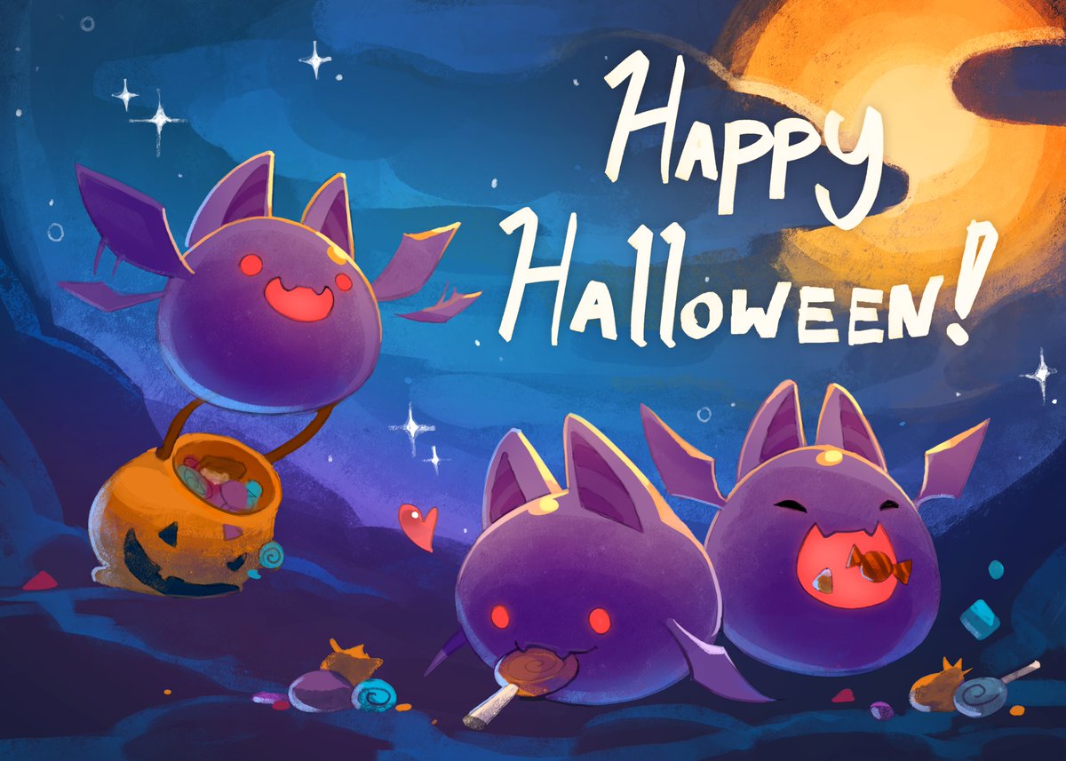 Slime Rancher on X: 🦇Wishing you a happy and safe Halloween all the way  from the Far, Far Range!🎃  / X