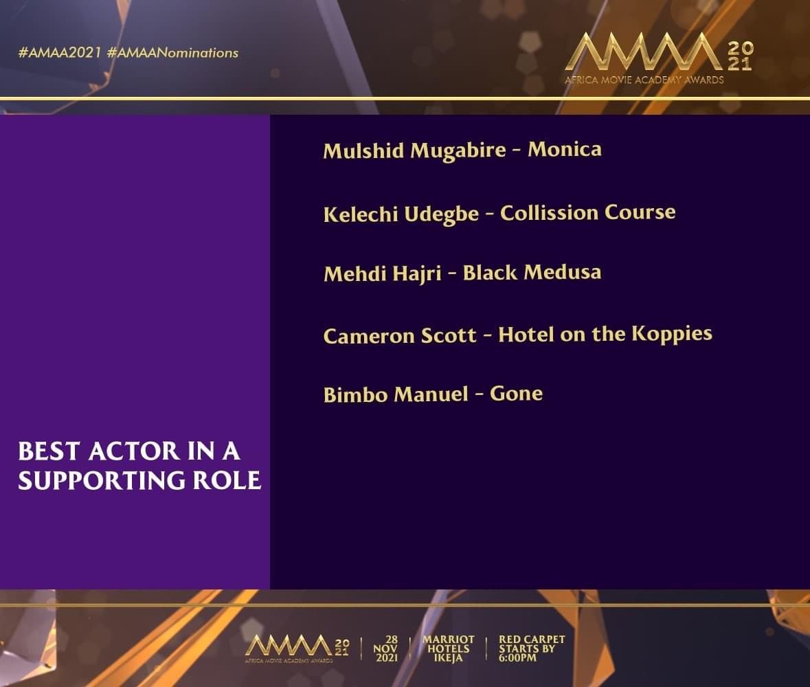 SecretarySmau's tweet photo. Am so excited and I can’t hold back not to share this with you, my first nomination in the #AMAAs of so many to come. Thank you @AMAAWARDS for this recognition, thank you my Director @mulindwarichads @UFN_Ug @cinemaUGApp https://t.co/CfC85AW3Xu