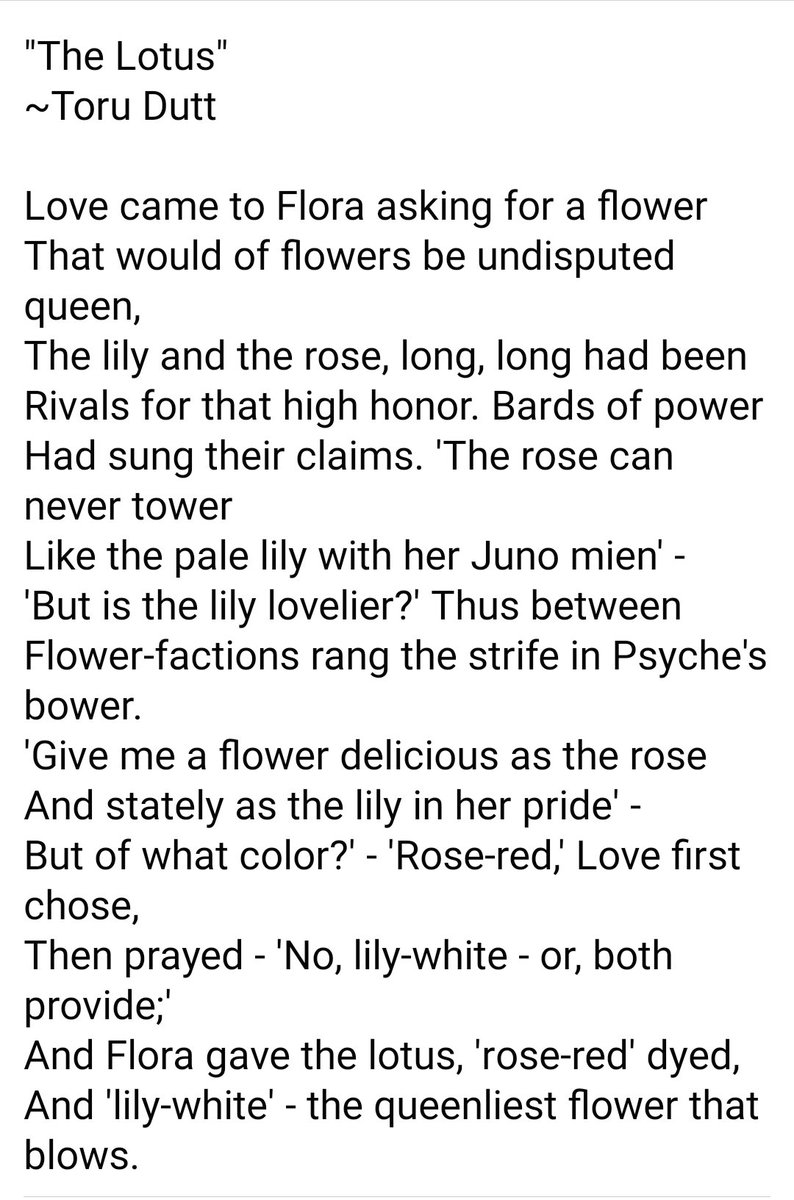 Madhumathi_Inks's tweet photo. @fraveris 💗
#Lotus #ToruDutt
"...
And Flora gave the lotus, 'rose-red' dyed,
And 'lily-white' - the queenliest flower that blows." https://t.co/4sIXjx37t7