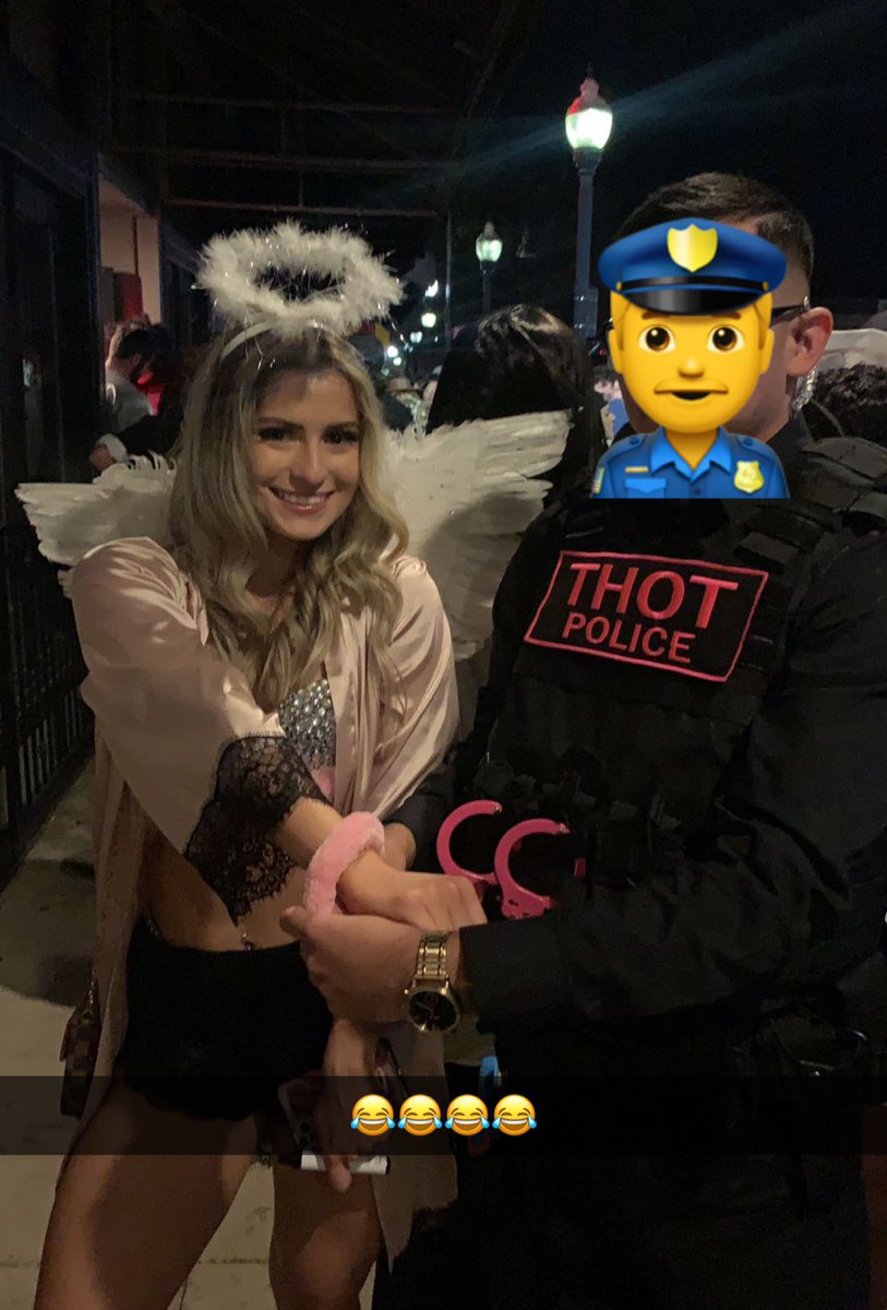 JahirTX's tweet photo. Halloween 2021 and by far my fav one to date so far 😅😂 #thotpolice https://t.co/FJl3ZsS7Qn