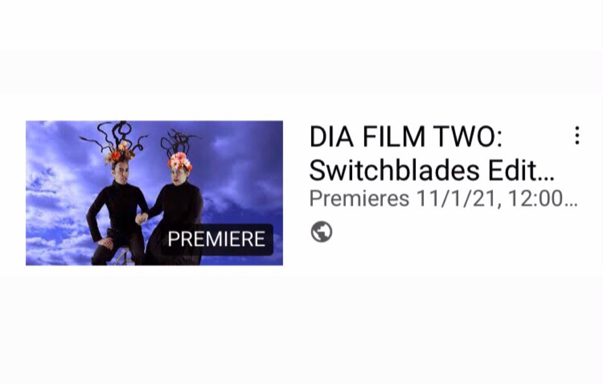 ppmansion's tweet photo. Tomorrow, November 1st our musical film arrives. Hope you watch it. #primaprimo #DiaDeLosMuertos #film #twoswitchblades #youtube https://t.co/6ZFd142Qyp