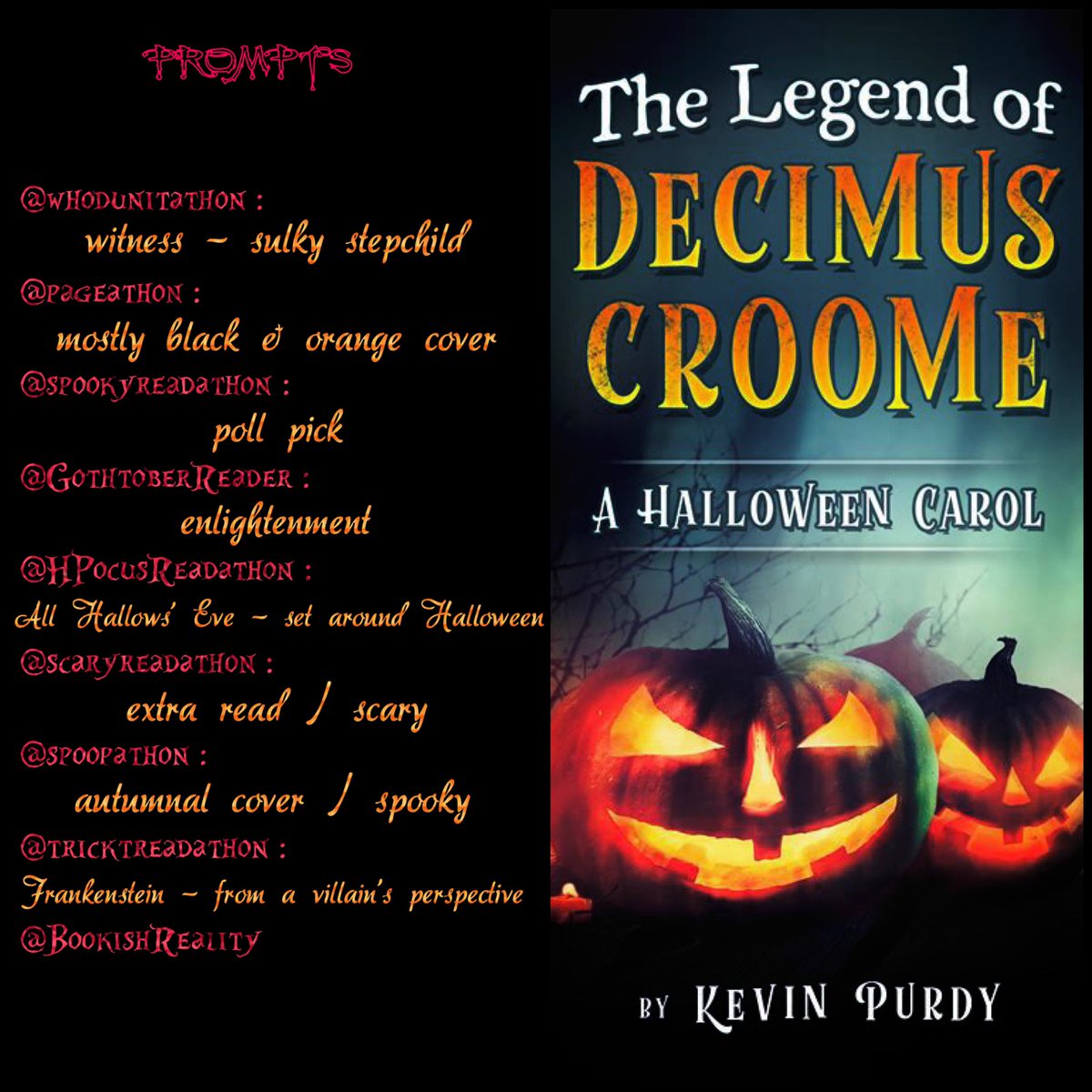 SusysStories's tweet photo. 10. The Legend of Decimus Croome ⭐️⭐️⭐️⭐️.✨
@BookishReality_ #HauntedMansion
@whodunitathon
@pageathon #TeamSummer
@spookyreadathon #TeamZombies
@GothtoberReader #TeamAngels #HeavenlyHalos
@HPocusReadathon #TeamUndead
@scaryreadathon #TeamOk
@spoopathon
@tricktreadathon https://t.co/YNJ4f0kPBg