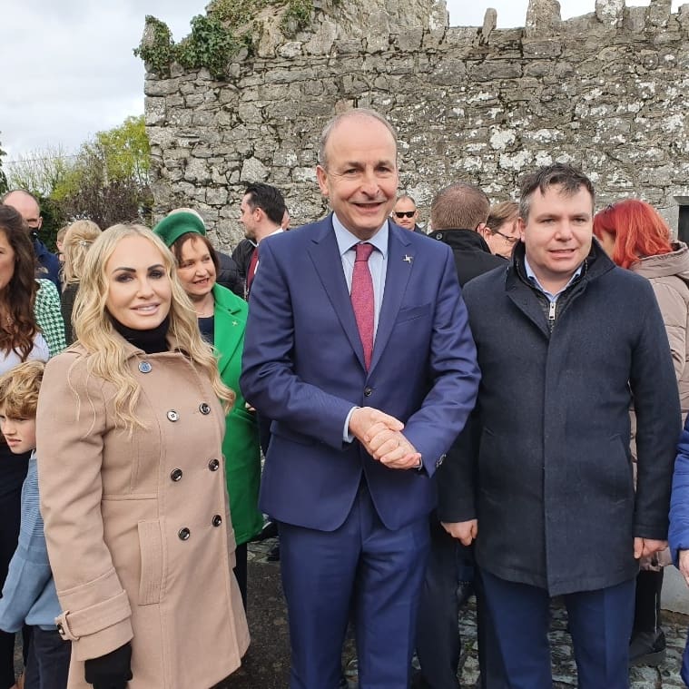 DublinSWFF's tweet photo. Deputy @JohnLahart TD, cllr @tcos1804 and local area rep @adamsmythff Join @MichealMartinTD and the @fiannafailparty for the commemoration of Wolf Tone today.

@OgraFiannaFail  @ogra_kildaresth @OgraKildareNth https://t.co/tgRQ9Gg5qP