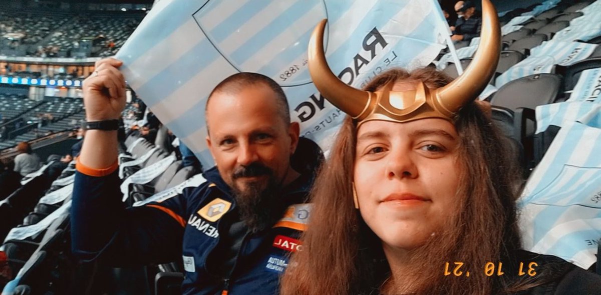 ASundyjules's tweet photo. #Racing92 @racing92 #parisladefense #haribohalloween allez racing 92 https://t.co/ccL0F4oViU