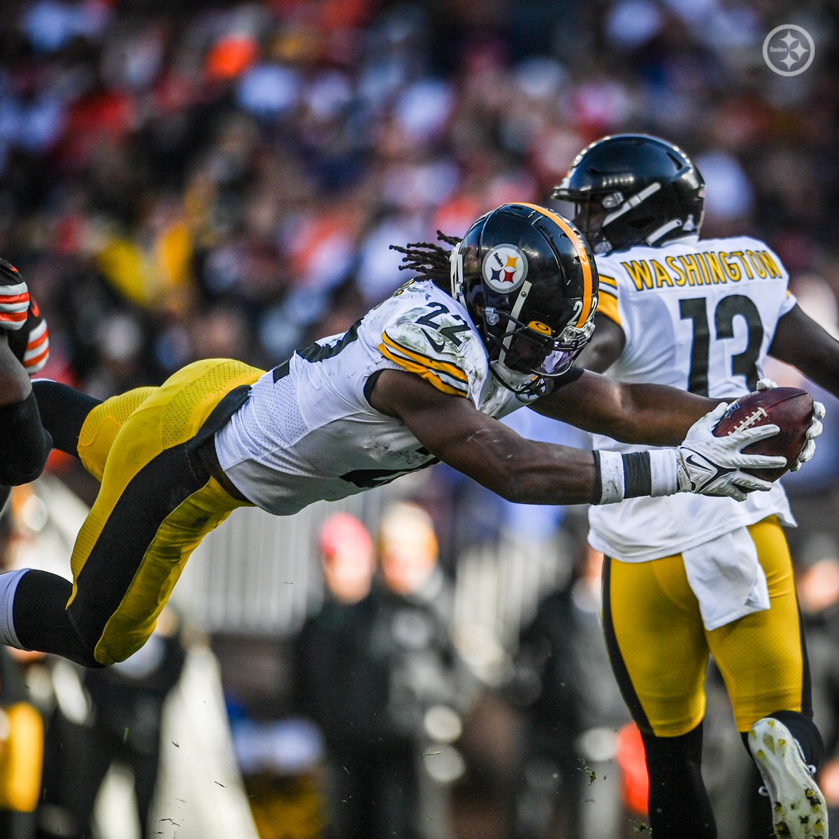 steelers's tweet photo. Air Najee https://t.co/UOSZvGtP2D
