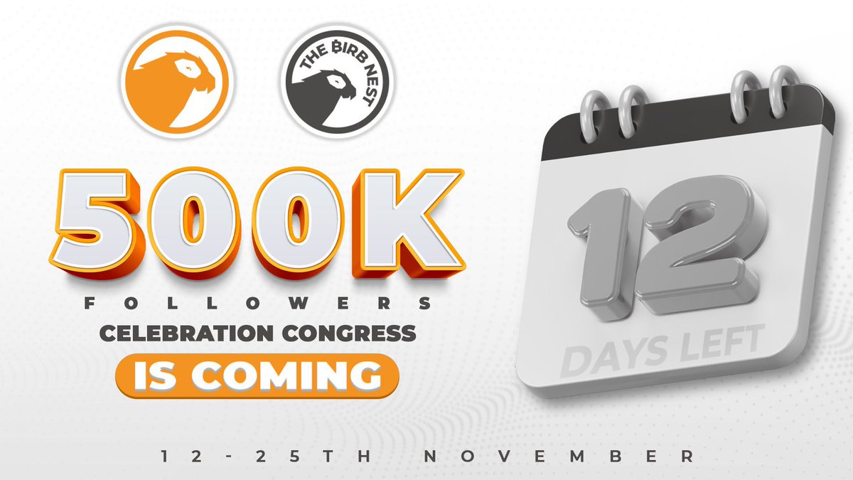 It’s official that 14 Day Free Trading Congress is coming Nov 12-25th to help you become independent trader and get y’all ready for final pumps and bear market. Stay tuned, share the news 👊