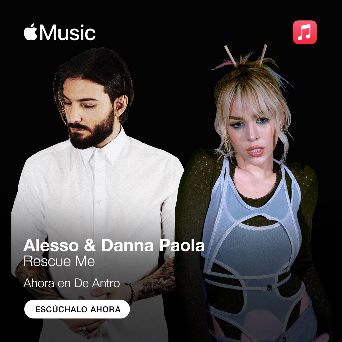 UMusicMexico's tweet photo. La electrónica llegó con todo este fin de semana. ⚡️
Entra ya a @AppleMusicES y disfruta de #RescueMe de @Alesso ft. @dannapaola y más en #DeAntro 💃🕺

https://t.co/fNpC7HZrha https://t.co/aAlD1HcQxc