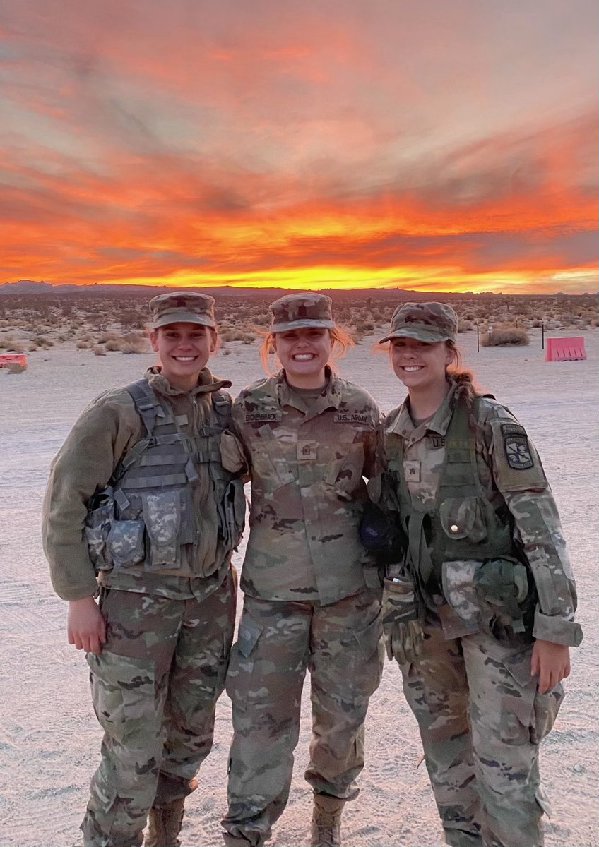 FullNelsonVideo's tweet photo. My daughter and her fellow @USCArmyROTC MS3 classmates at the National Training Center at Ft. Irwin this weekend…#fallftx #GoArmy #USC #trojanbattalion #armyrotc 🇺🇸✌🏼 https://t.co/Pdk7bnOe12