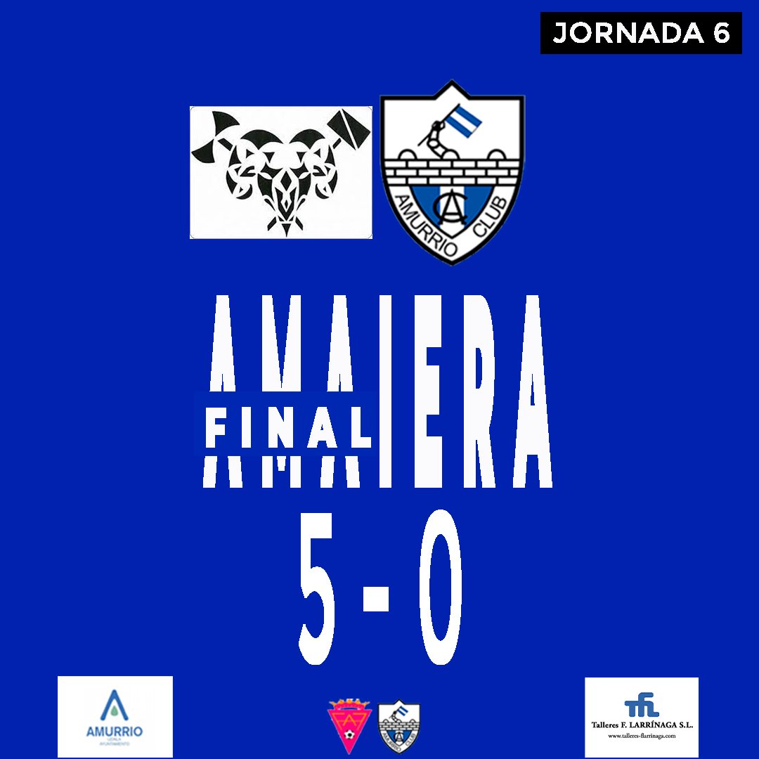 #1ªRegional
<a href="/CGiltzarrapo/">GILTZARRAPO C.D.</a> 5⃣ - #AmurrioclubB 0⃣
Enhorabuena al Giltzarrapo por su partido y su clara victoria.
#AupaAmurrio⚪️🔵