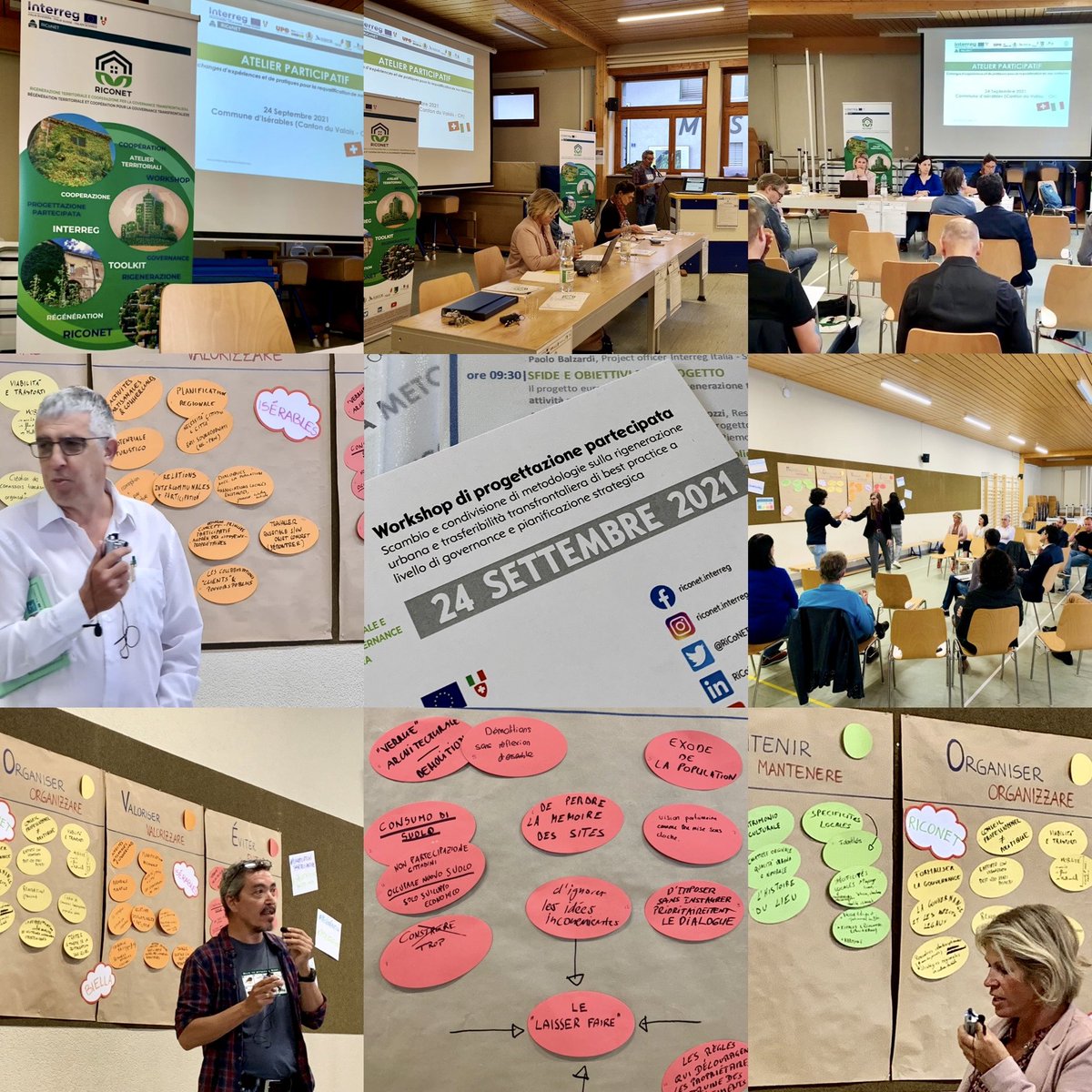 sferalab's tweet image. 🔺Isèrables (CH) Progetto Interreg 🇮🇹🇨🇭🇪🇺#riconet workshop progettazione partecipata @sferalab conduce il laboratorio di partecipazione su scambio di metodologie per  #rigenerazioneurbana🏭#riusotemporaneo🏚#greengovernance🌱
@MiTE_IT @quaderno_re @AIP2Italia @y_meroz