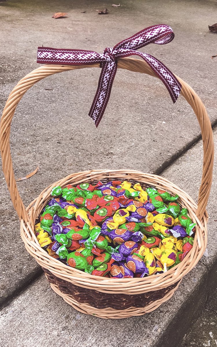 🎃Today, our Embassy kicked off <a href="/AmericanU/">American University</a> annual trick or treating event on Embassy Row. Diplomat Anna wore Latvia’s favorite costume (tautastērps!🇱🇻) and welcomed students with Latvian treats.🍬 
Have a safe but spooky Halloween, everyone! 👻