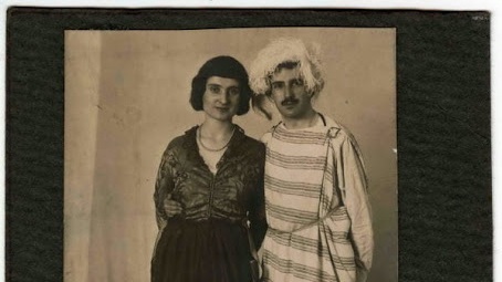 Walter Benjamin in costume