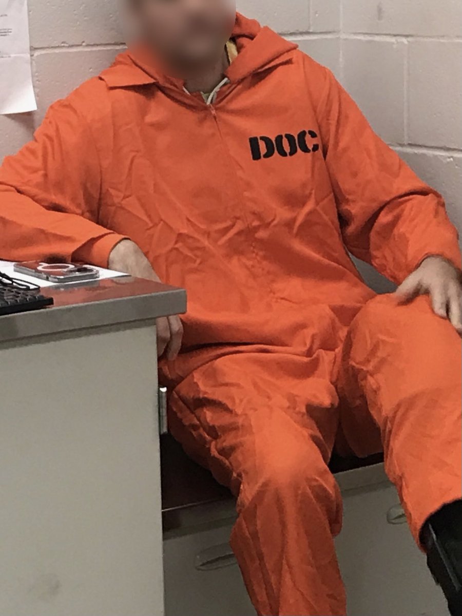 Early morning DUI arrest of man already wearing jail jumpsuit... as Halloween costume.   Tonight, a lot of kids are counting on us all;  Please celebrate responsibly and drive safely!